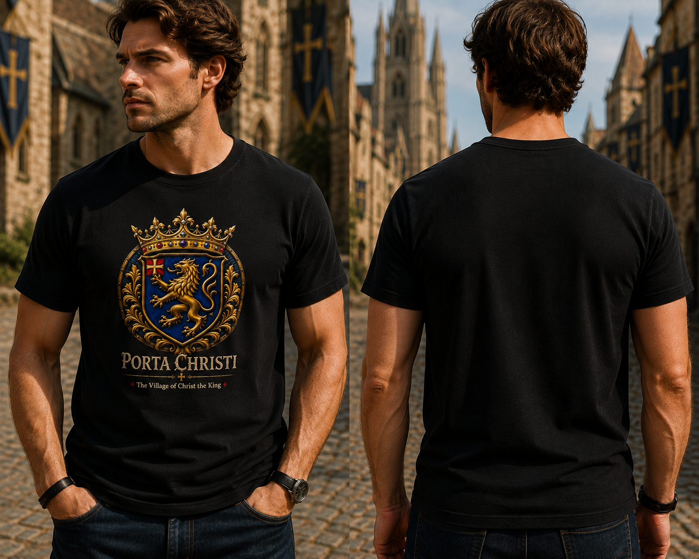 Crowned Lion Crest Tee